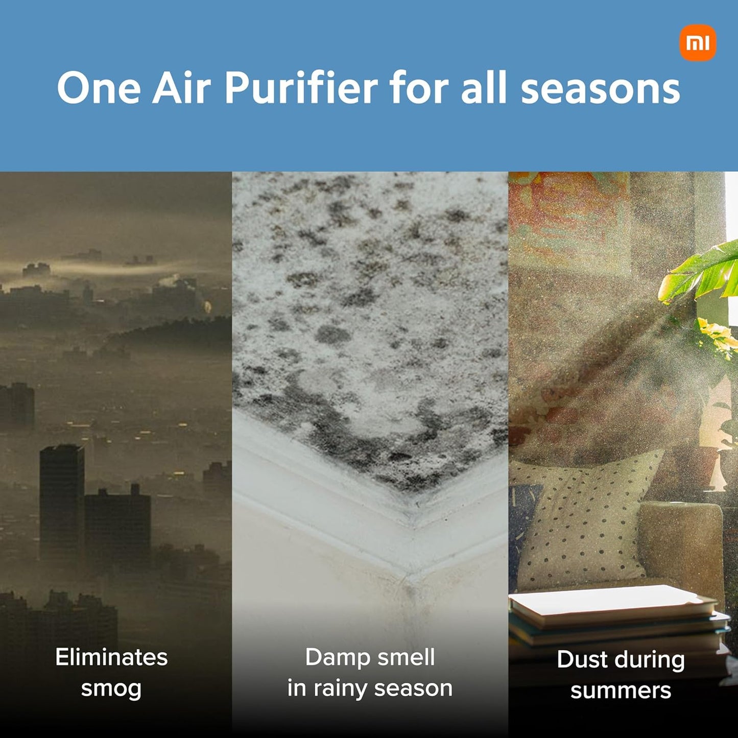 Xiaomi Smart Air Purifier 4 | True HEPA Filter &amp; Negative Ionizer | 400 m³/h CADR | Covers 516 Sq. Ft. | Alexa &amp; App Control | Suraj Electronics