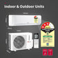 Hitachi RAS.B318PCAIBA1 1.5 Ton 3 Star Split AC (Senpai Series, Fixed Speed, Long Air Throw, 100% Copper, R32, White)