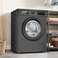 Bosch WAJ2826DIN Series 2 Front Load Washing Machine 8 Kg, 1400 RPM – Stainless Steel Drum, LED Display, Water Protection System (2025 Model)