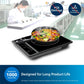 Philips HD4934/00 1300W Induction Cooktop | 7 Preset Menus | Triple MOV 4kW Protection | 3-Year Coil Warranty | Suraj Electronics Delhi NCR
