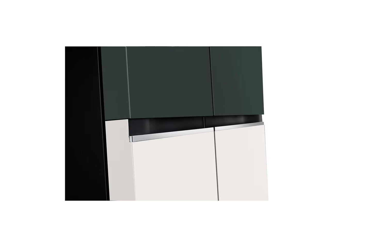LG GL-B257EET3 650L Side-By-Side Refrigerator with Door Cooling+™, WiFi Convertible, Smart Diagnosis