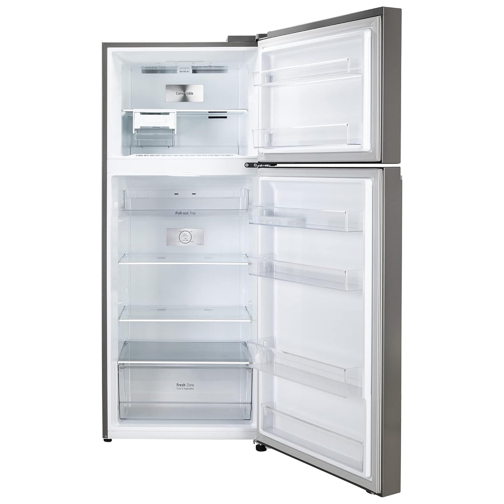 LG GL-S422SPZY 398 L 2 Star Frost-Free Smart Inverter Double Door Refrigerator ( Shiny Steel, Convertible with Express Freezing)