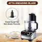 Inalsa INOX 1200W Food Processor with Mixer Grinder & Juicer | 2.5L Bowl, 3 Jars, 12 Attachments, Copper Motor – Black/Silver