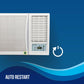 Lloyd GLW18C5XWSEA 1.5 Ton 5 Star Fixed Speed Window AC (Copper, White with Silver Deco Strip)