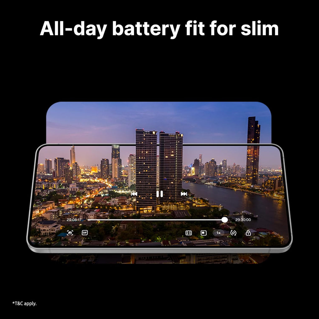 Samsung Galaxy S25 Edge 5G AI Smartphone (Titanium Silver, 12GB RAM, 256GB Storage) | Precision Built with Titanium | Ultra-Sleek and Premium with a 200 MP Camera | Snapdragon 8 Elite for Galaxy