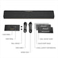 Marshall Heston 60 soundbar with Dolby Atmos & DTS:X, Wired & Wireless Subwoofer Connectivity – Dual HDMI, RCA, Bluetooth, WiFi, Google Cast, Spotify, Airplay2