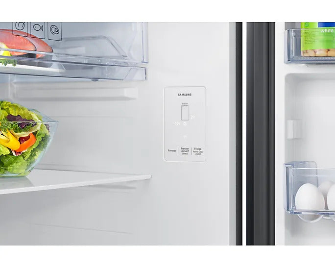 Samsung RT80F51C3KHL 467 L 3 Star Wi-Fi Inverter Double Door Refrigerator | 5-in-1 Convertible | Twin Cooling Plus | BESPOKE Design | Luxe Black