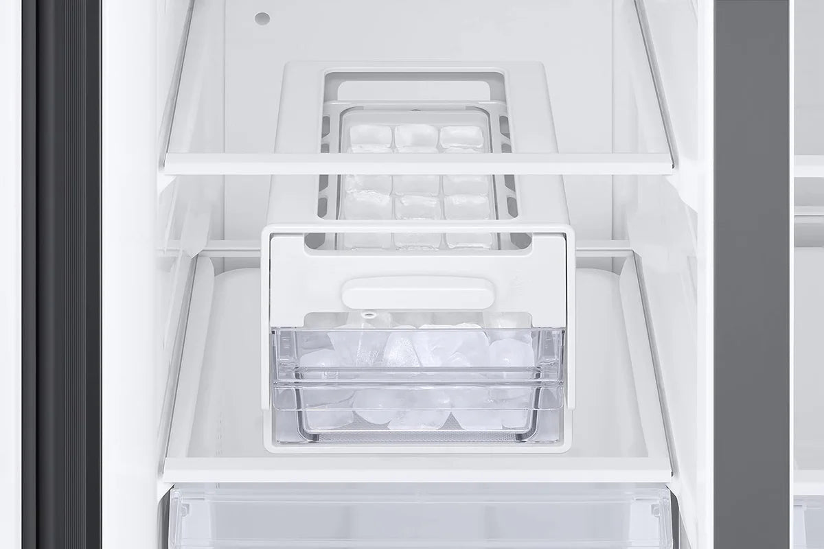 Samsung RS76CG8103B1HL 653L 3 Star Inverter Side-by-Side Refrigerator | Twin Cooling Plus | Wi-Fi Enabled with SmartThings | Black