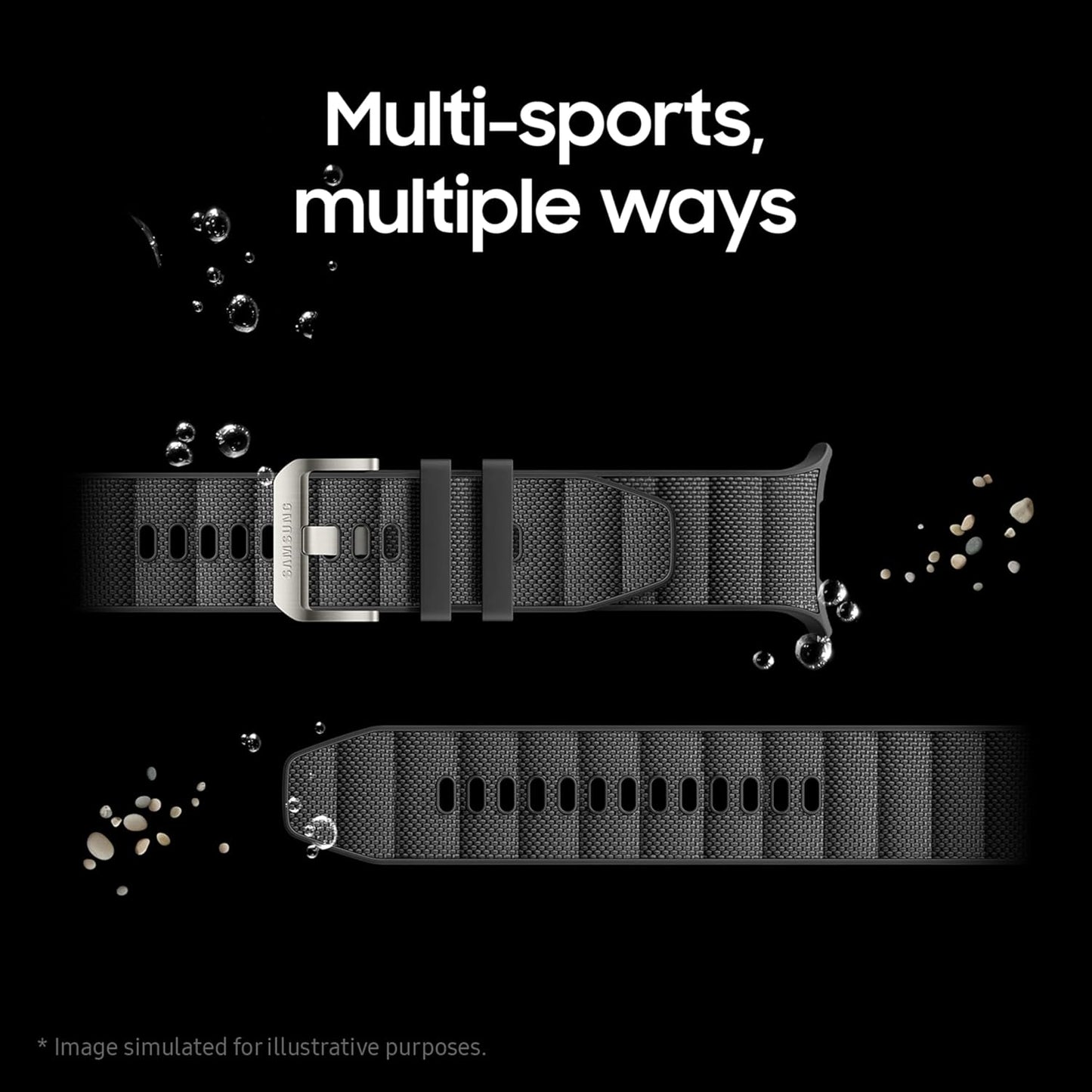 Samsung Galaxy Watch Ultra (47mm, LTE, Titanium Blue) with Upto 100h Battery | 3nm Processor | Dual GPS | Quick Button/Siren | Sapphire Glass | 10ATM & IP68 | BP & ECG Monitor | Energy Score & Ages