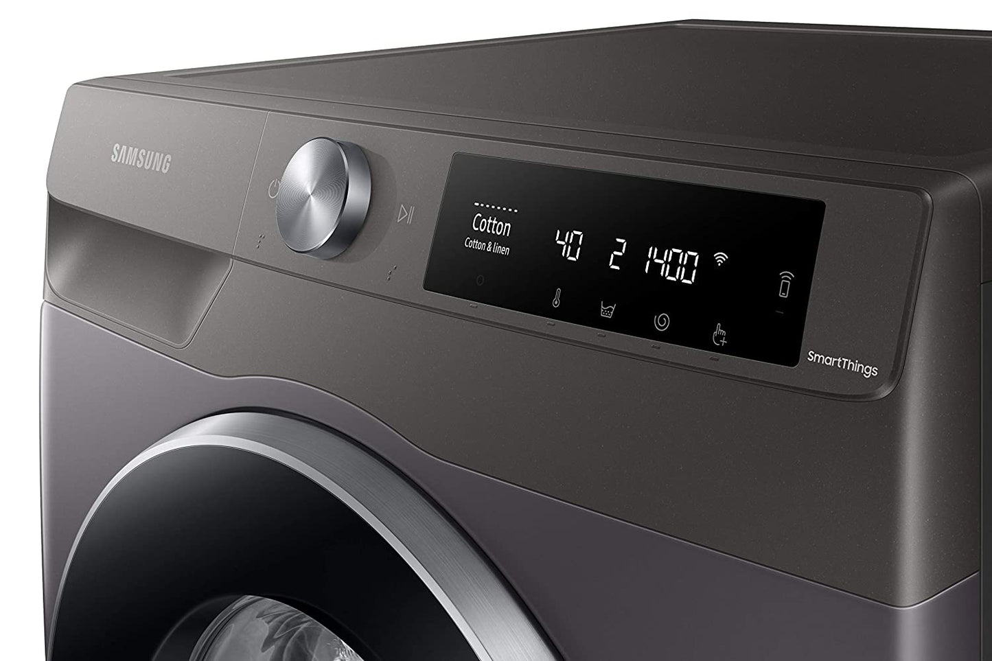 Samsung WW90T604DLN1/TL 9 Kg 5 Star AI Control Front Load Washing Machine | Wi-Fi Enabled | Eco Bubble | Hygiene Steam | Digital Inverter Motor | Inox | Open Box