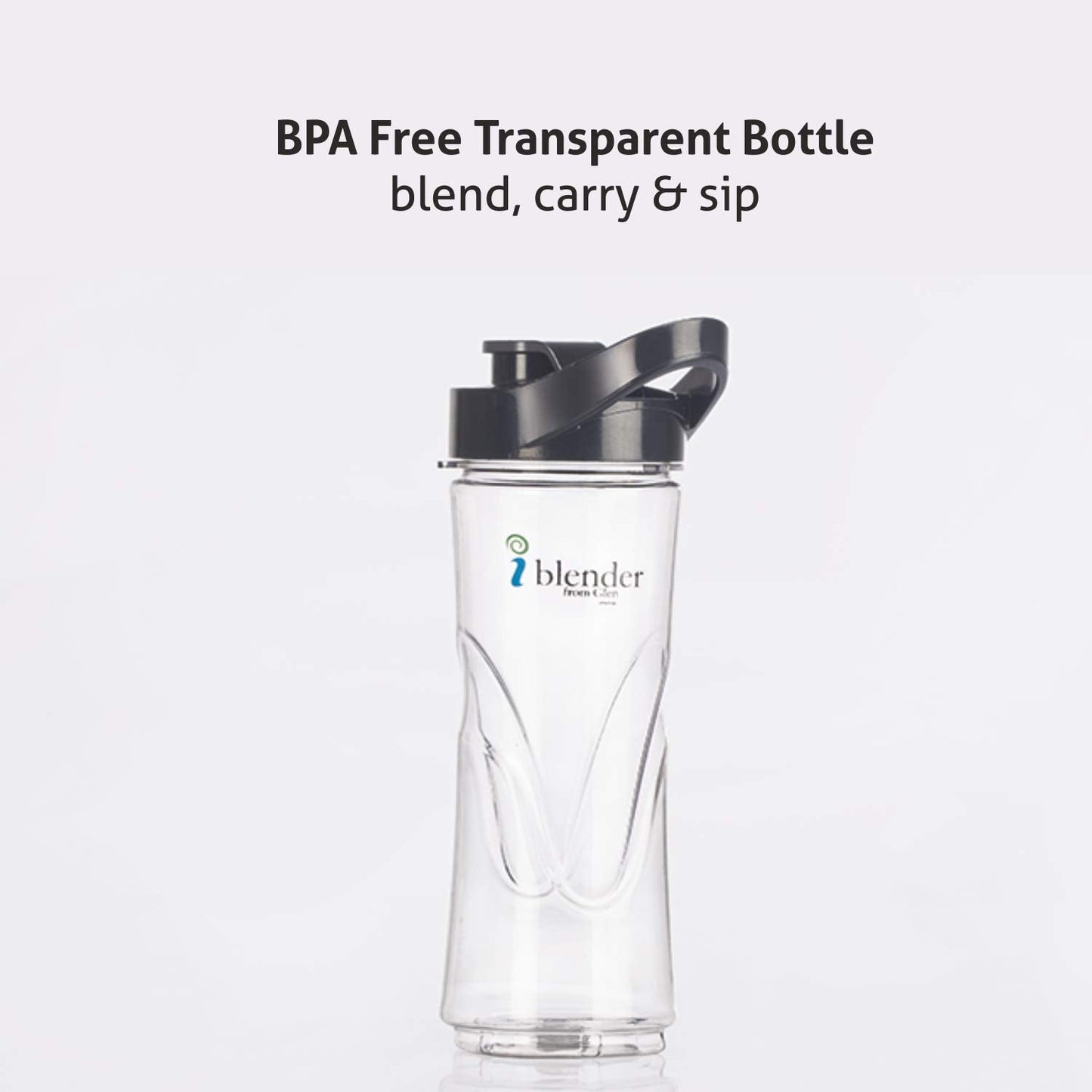 Glen SA 4047 BL Personal Blender (200W, 0.6L, Black) | BPA-Free Bottle | 2-Year Warranty | Suraj Electronics Delhi NCR