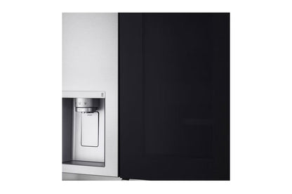 LG GL-X257ABS3 630L Side-by-Side Refrigerator, InstaView, Noble Steel, 3 Star