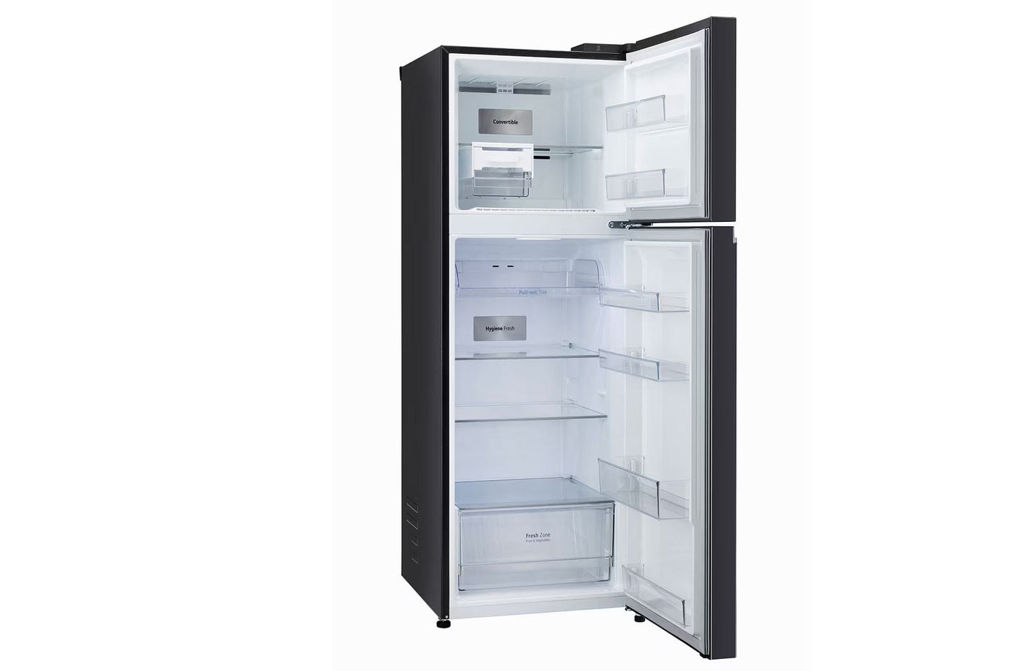 LG GL-T342TESX 322L Double Door Refrigerator, LG ThinQ, Wifi Convertible +Door Cooling , Ebony Sheen, 3 Star