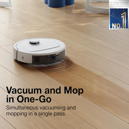 ECOVACS DEEBOT N30 Robot Vacuum &amp; Mop | 10,000 Pa | 5200mAh | TrueMapping | 2-in-1 Smart Cleaner | Suraj Electronics Delhi NCR