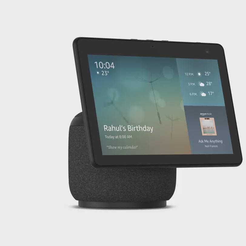 Amazon Echo Show 10 10.1" HD smart display with motion, premium sound and Alexa (Black)