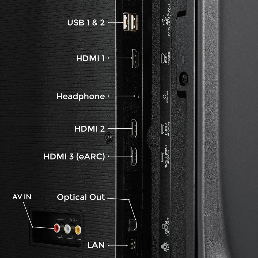 Vu 55QLED25 139cm (55”) GloQLED 4K QLED Google TV – Dolby Audio, AI Picture, 3-Year Warranty (2025)