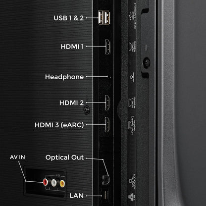 Vu 55QLED25 139cm (55”) GloQLED 4K QLED Google TV – Dolby Audio, AI Picture, 3-Year Warranty (2025)