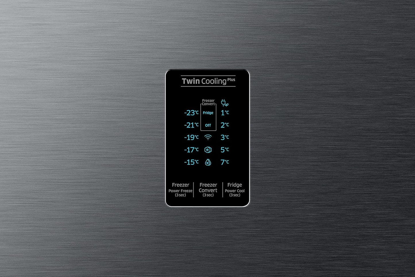 Samsung RT37C4522B1/HL 322L 2 Star Inverter Frost-Free Convertible 5 In 1 Double Door Refrigerator Appliance (Black Doi )