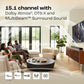 JBL Bar 1300 11.1.4 Channel Dolby Atmos Soundbar with Wireless Subwoofer, DTS:X, Detachable Bluetooth Speakers, 1170W, HDMI eARC – Black
