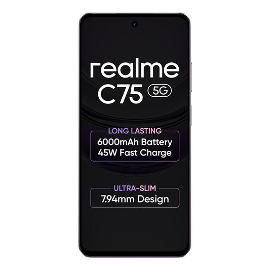 Realme C75 5G 128 GB, 6 GB RAM, Purple, Mobile Phone