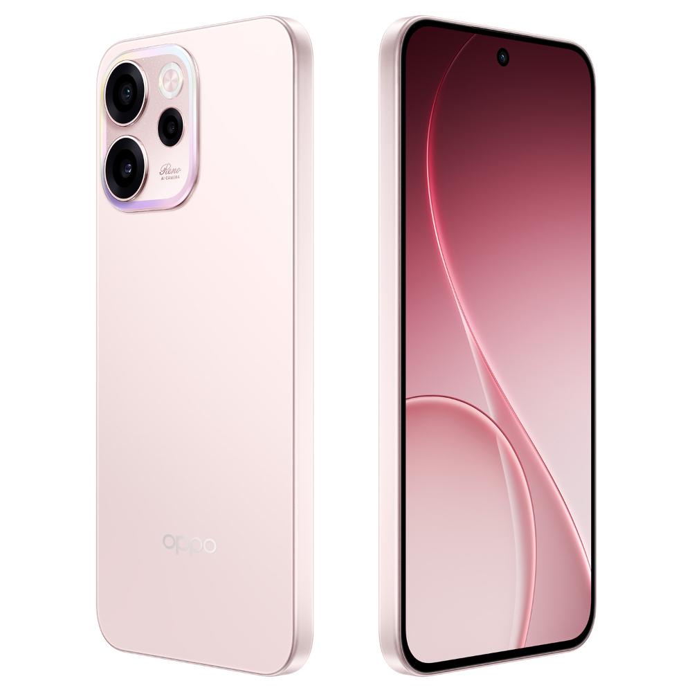 OPPO Reno15c 5G 256 GB, 12 GB RAM, Afterglow Pink, Mobile Phone