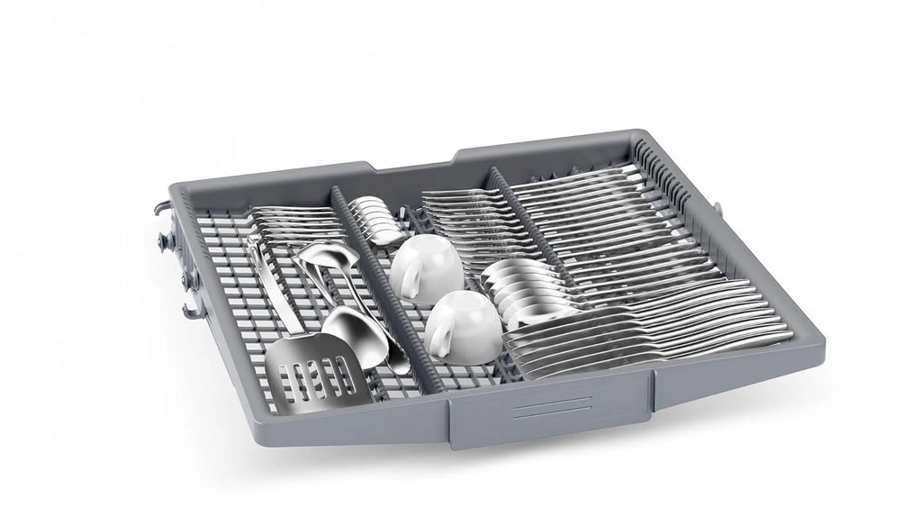 Bosch SMS6HMI00I 15 Place Settings Series 6 Wi-Fi Enabled Dishwasher (60 cm, Silver, EcoSilence Drive, Anti-Fingerprint Finish)