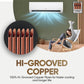 LG US-Q24ENXE 2 Ton 3 Star DUAL Inverter Split AC (Copper, AI Convertible 6-in-1, Diet Mode+, Faster Cooling & Energy Saving, 4 Way Swing, HD Filter with Anti-Virus Protection,  White)