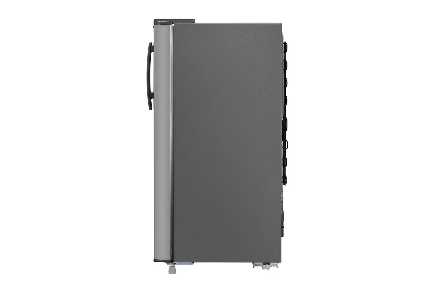 LG GL-B199ODGC 185 L Direct Cool Single Door Refrigerator | 2 Star Rating | Toughened Glass Shelves | Anti-Bacterial Gasket | Stabilizer Free | Dim Grey
