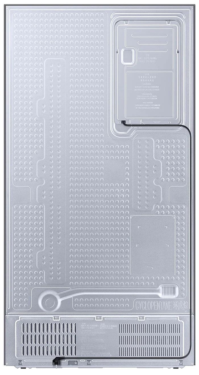 Samsung RS76CG8103B1HL 653L 3 Star Inverter Side-by-Side Refrigerator | Twin Cooling Plus | Wi-Fi Enabled with SmartThings | Black