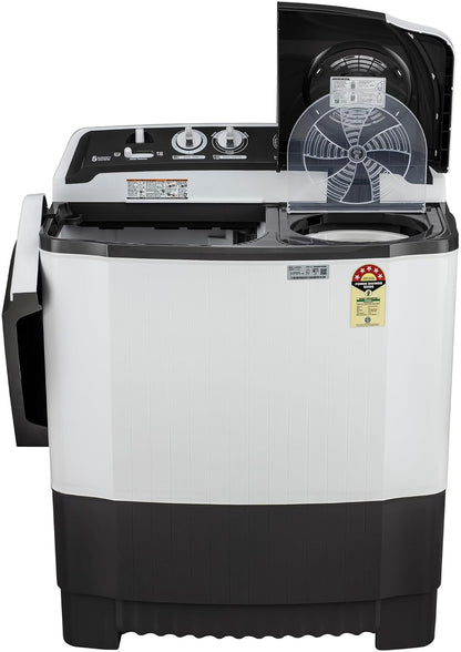 LG P7510RGAZ 7.5 kg 5 Star Semi-Automatic Washing Machine | Wind Jet Dry | Roller Jet Pulsator | Suraj Electronics Delhi NCR