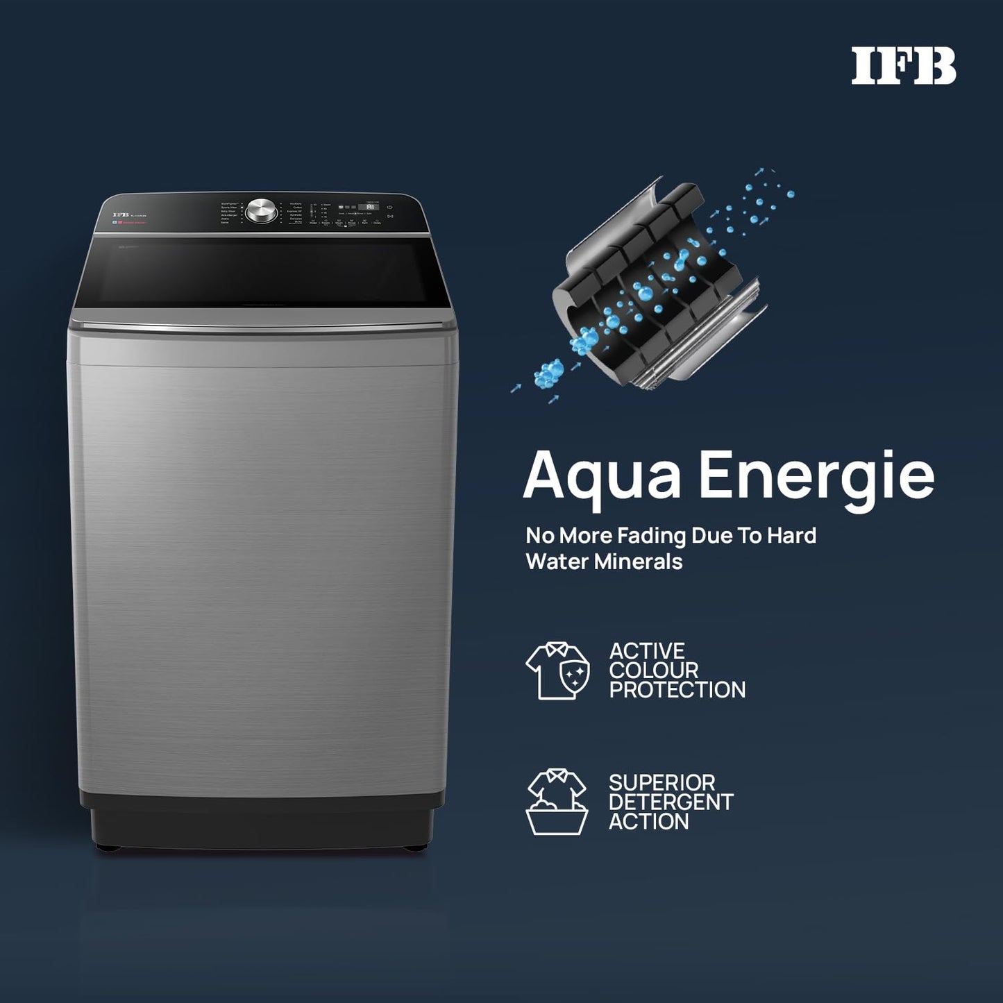 IFB TL111IN3SN 11 Kg 5 Star with DeepClean Technology, AI Powered, Fully Automatic Top Load Washing Machine (  PowerSteam®, Inbuilt Heater, 5D Wash, Aqua Energie, Inox)