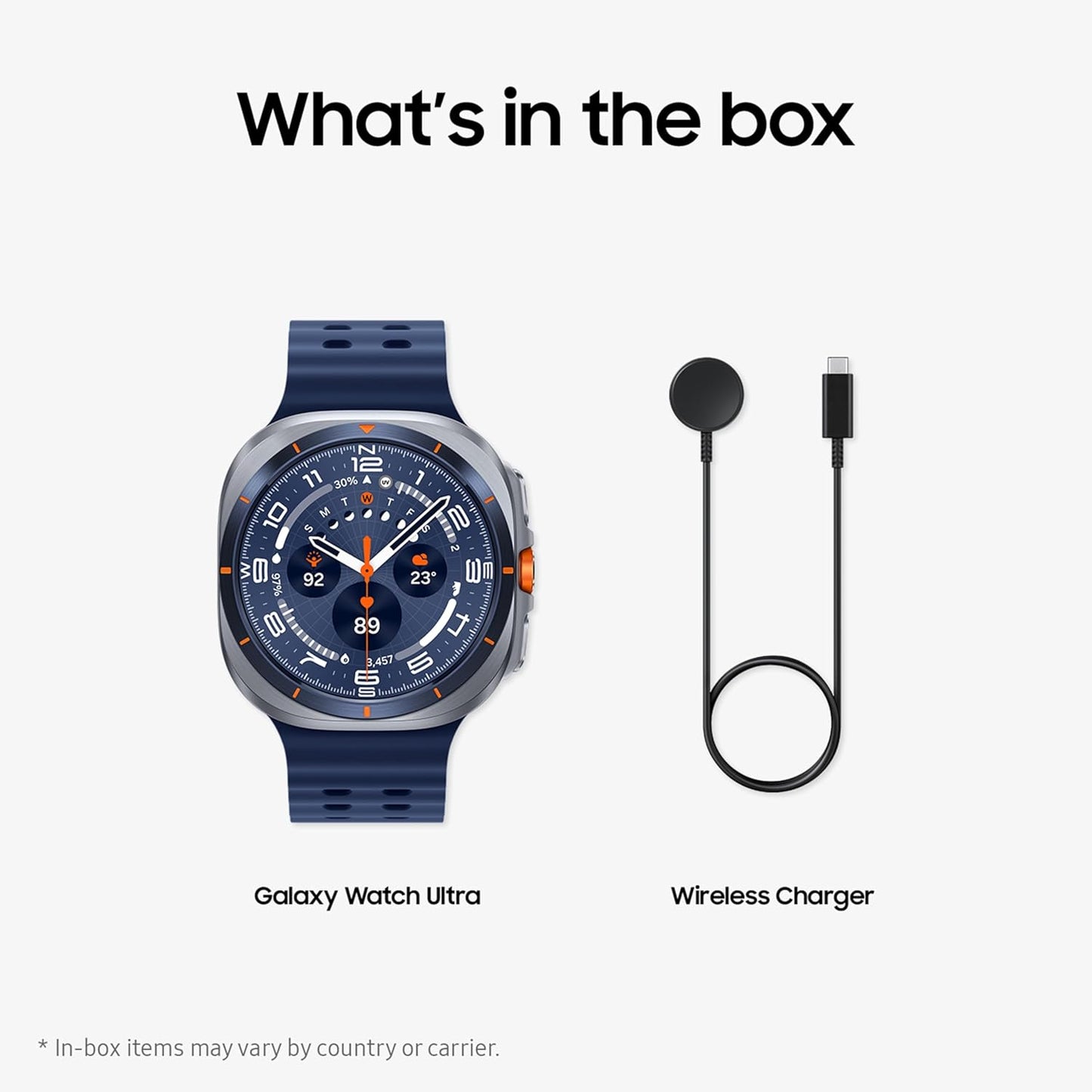 Samsung Galaxy Watch Ultra (47mm, LTE, Titanium Blue) with Upto 100h Battery | 3nm Processor | Dual GPS | Quick Button/Siren | Sapphire Glass | 10ATM & IP68 | BP & ECG Monitor | Energy Score & Ages