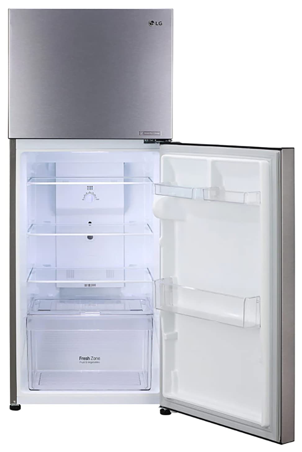 LG GL-N292DDSY 260 L 2 Star Inverter Frost-Free Double Door Refrigerator ( Dazzle Steel )