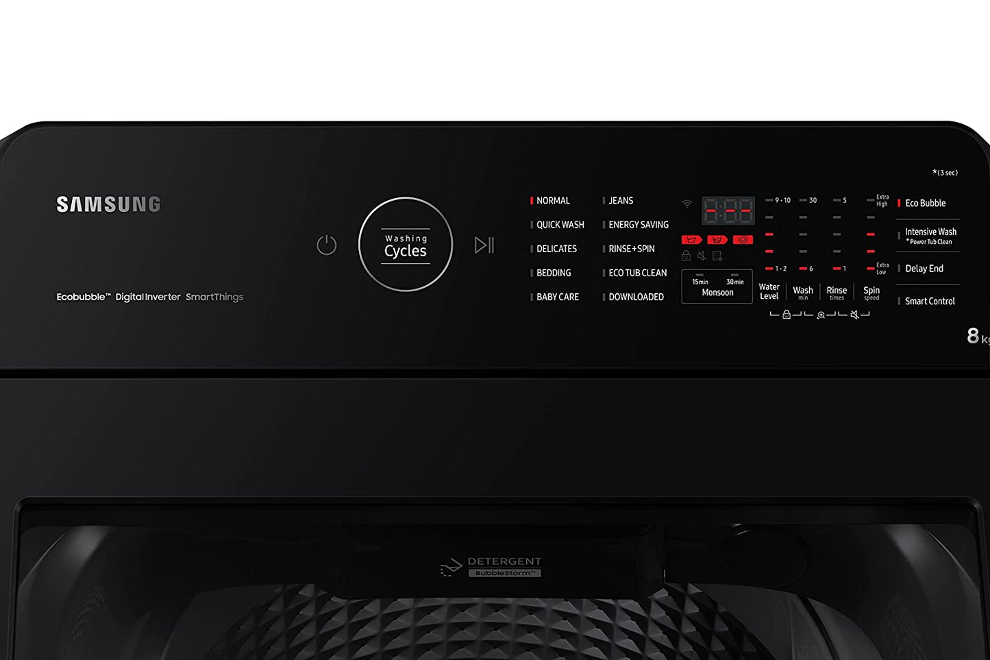 Samsung 8 Kg Ecobubble Wi-Fi Inverter Fully Automatic Top Load Washing Machine WA80BG4542BDTL