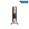 Crompton Insta Fervor 9 Fin 2400W Oil Filled Room Heater with PTC Fan | 3 Heat Settings | Overheat &amp; Tip-Over Protection | Suraj Electronics Delhi NCR