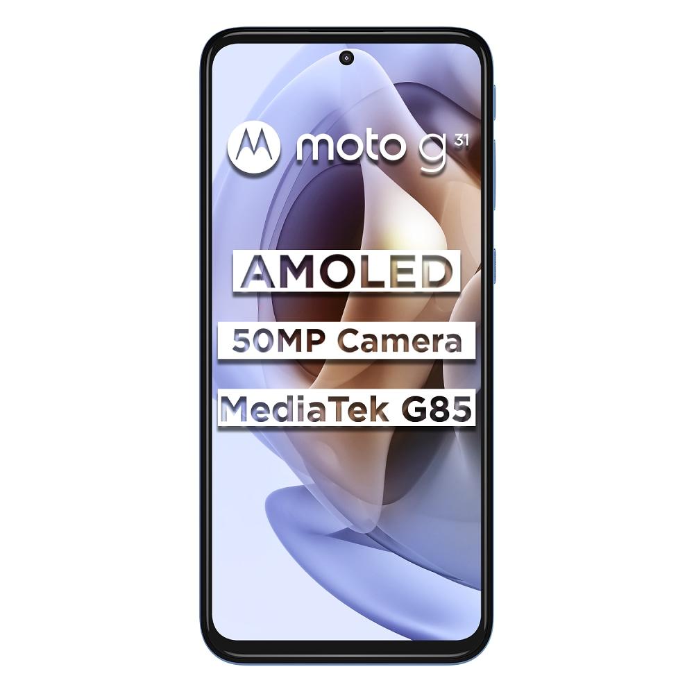 Motorola G31 64 GB, 4 GB RAM, Baby Blue, Mobile Phone