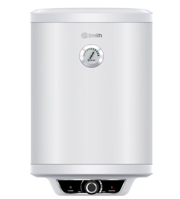 AO Smith Elegance Prime 25L 5 Star Storage Water Heater (Vertical) – Blue Diamond Glass Tank, Incoloy Element, High Pressure Support