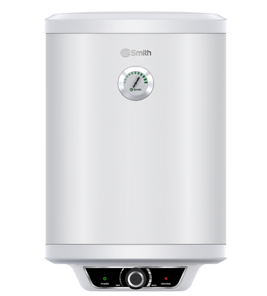 AO Smith Elegance Prime 25L 5 Star Storage Water Heater (Vertical) – Blue Diamond Glass Tank, Incoloy Element, High Pressure Support