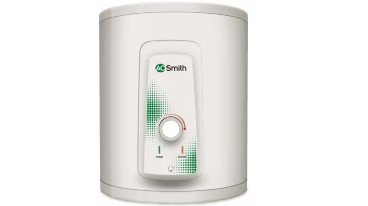 AO Smith HSE-VAS-X-035 35 Litre 5 Star Storage Water Geyser (White, Vertical, Blue Diamond Glass Lined Tank, 8 Bar Pressure)