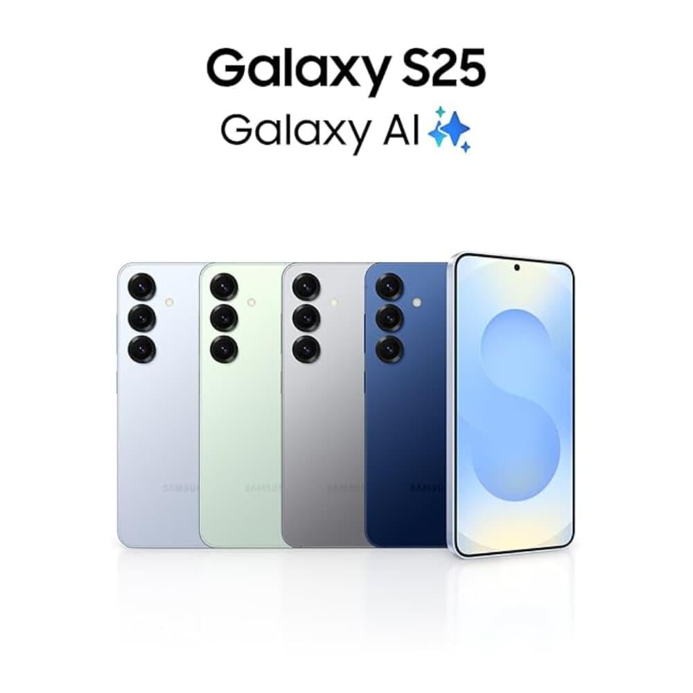 Samsung Galaxy S25 5G 128 GB, 12 GB RAM, Icyblue, Mobile Phone