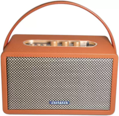 Aiwa RS-X100 Natsukasii Pro 40W Bluetooth Speaker | Retro Wooden Design | DSP &amp; TWS | Suraj Electronics Delhi NCR