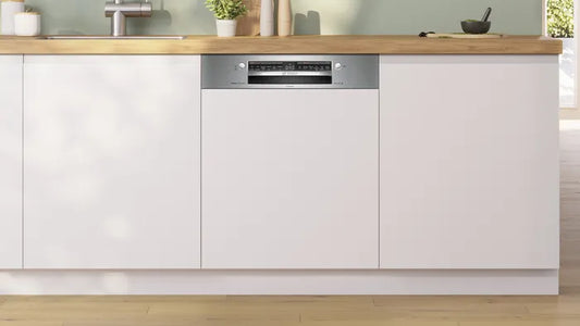 Bosch SMI4IKS00I Series 4 60 cm Semi-Integrated 14 Place Dishwasher | Home Connect | Suraj Electronics Delhi NCR