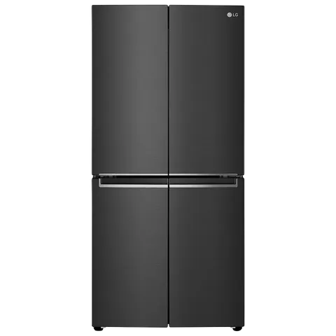LG GC-B22FTQVB 530L, French Door Refrigerator with Smart Inverter Compressor, Multi Air Flow, Linear Cooling, Smart Diagnosis™ with Matte Black Finish