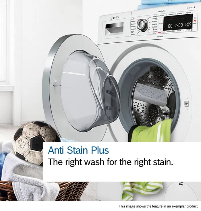 Bosch WGA2341PIN  8 kg Fully Automatic Front Load Washing Machine,(Dark Lake, Anti Wrinkle, SpeedPerfect, AntiStain