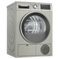 BOSCH WPG23108IN Series 4 8kg Fully Automatic Front Load Condenser Dryer | Sensitive Drying System | AutoDry | Fluff Filter | Silver Inox | Made in India