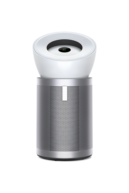 Dyson Big+Quiet BP02 Air Purifier (White/Satin Silver) | Covers Up to 1076 Sq. Ft. | HEPA Filtration, Gas & Odor Removal, Quiet Operation | Ideal for Large Rooms