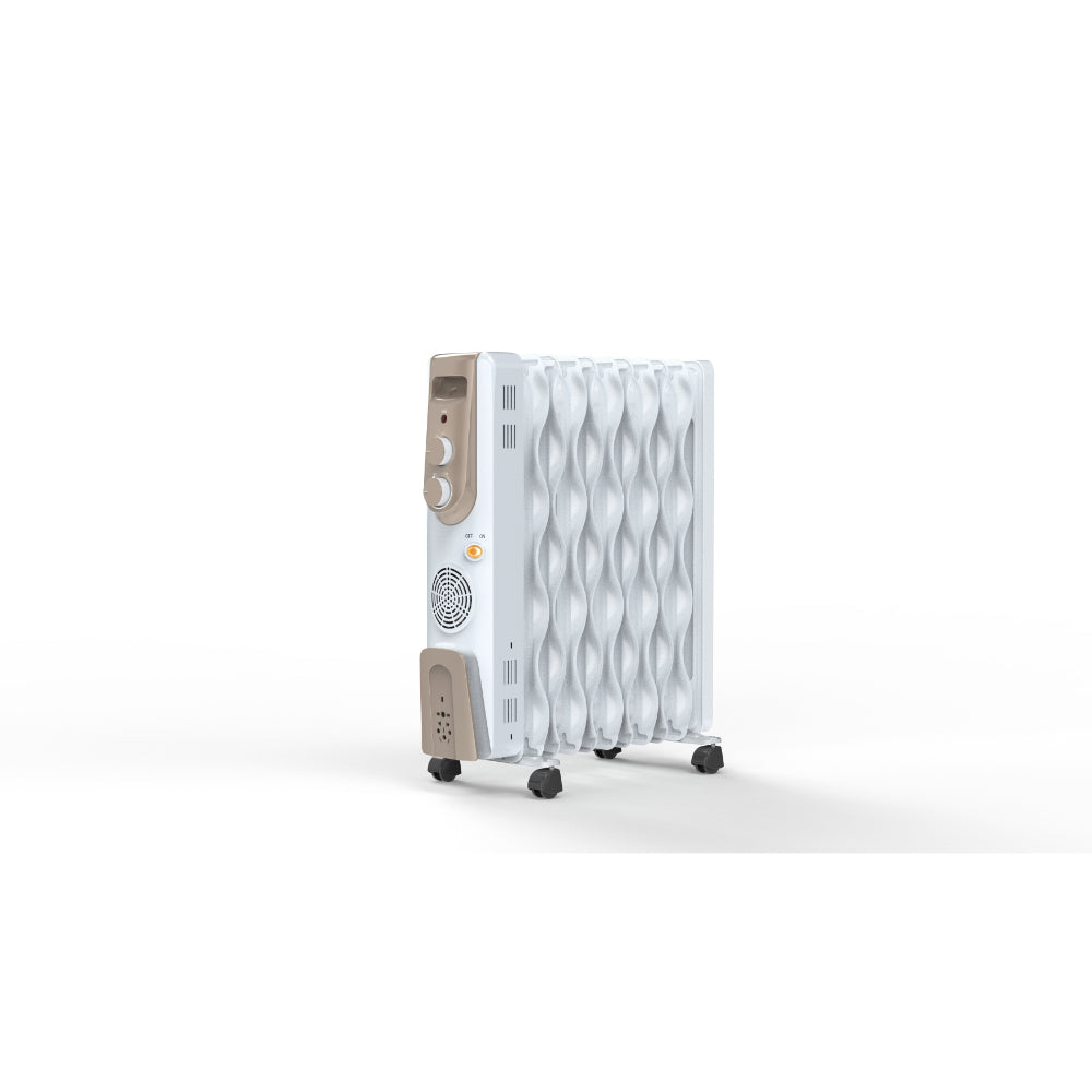 Bajaj Vienna 11 Fins Oil Filled Radiator 2900W | OFR Room Heater | 3 Heat Settings | Castor Wheels | Suraj Electronics Delhi NCR