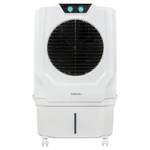 Bajaj Shield Specter 55L Desert Air Cooler | 100 Ft Air Throw | Hexacool Technology | Inverter Compatible | Honeycomb Pads | 300 Sq. Ft. Coverage