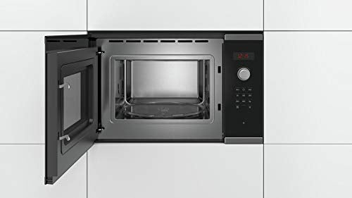 Bosch BEL553MS0I Serie 4 Built-In Microwave Oven 25L (Stainless Steel, 900W, Grill Function, Touch & Rotary Controls)