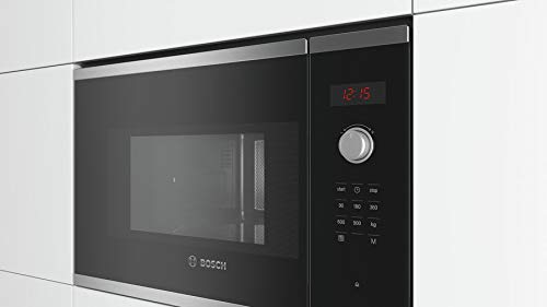 Bosch BEL553MS0I Serie 4 Built-In Microwave Oven 25L (Stainless Steel, 900W, Grill Function, Touch & Rotary Controls)